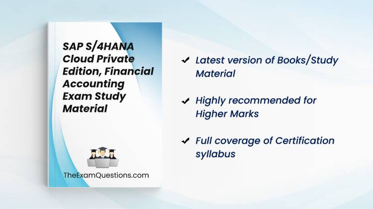 Books/Study Material - SAP S/4HANA Cloud Private Edition, Financial Accounting { C_TS4FI_2023}