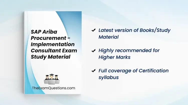 Books/Study Material - SAP Ariba Procurement {C_ARP2P_2404} 