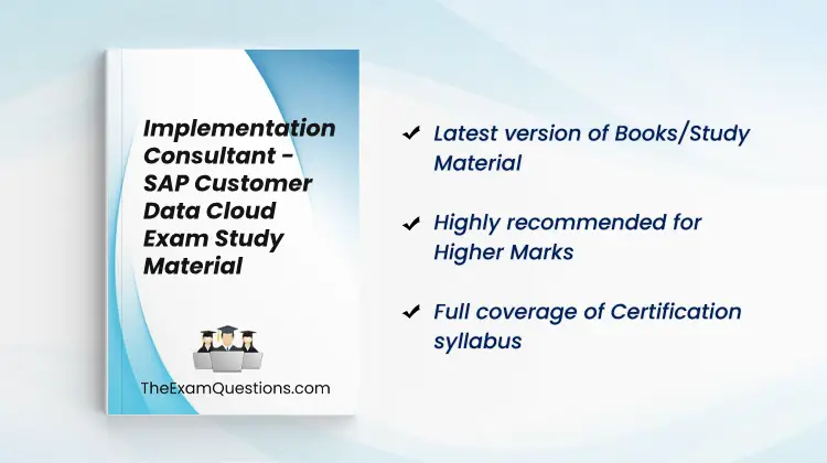 Books/Study Material - Implementation Consultant - SAP Customer Data Cloud {C_C4H62_2408}