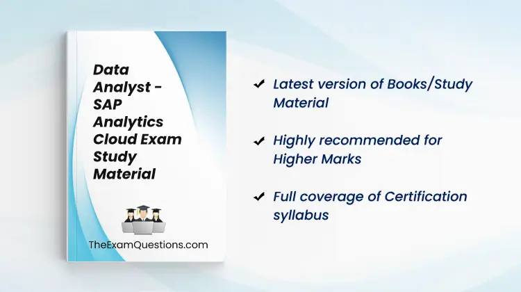 Books/Study Material - Data Analyst - SAP Analytics Cloud {C_SAC_2501} 