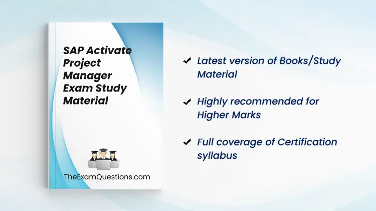 Books/Study Material - SAP Activate Project Manager { C_ACT_2403 }
