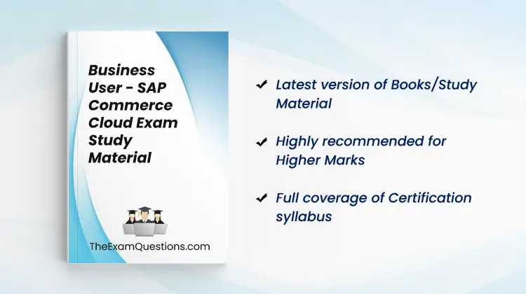 Books/Study Material - Business User - SAP Commerce Cloud {C_C4H32_2411}