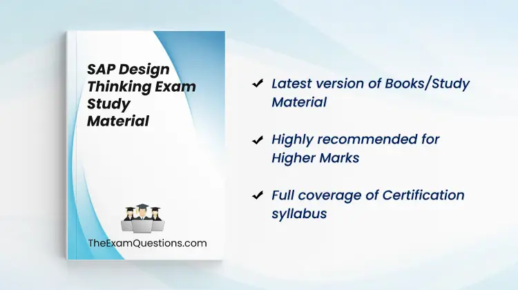 Books/Study Material - SAP Design Thinking {C_THINK1_02}