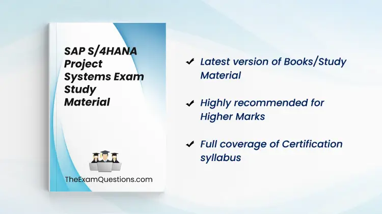 Books/Study Material - S/4HANA Project Systems {C_TS412_2021}