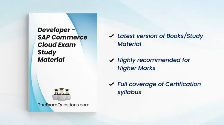 Books/Study Material - Developer - SAP Commerce Cloud {P_C4H34_2411}