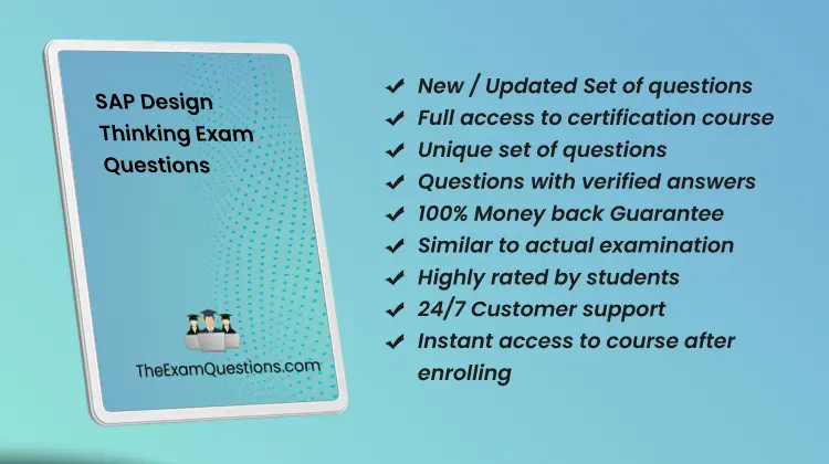 SAP Design Thinking {C_THINK1_02} Questions