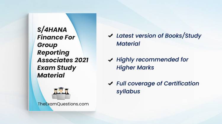 Books/Study Material - S/4HANA Finance For Group Reporting Associates 2021 {C_S4FCC_2021}