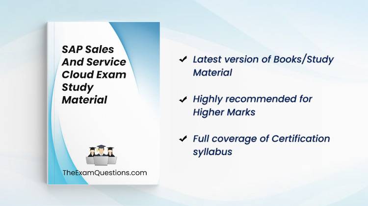 Books/Study Material - SAP Sales and Service Cloud {C_C4H450_21}