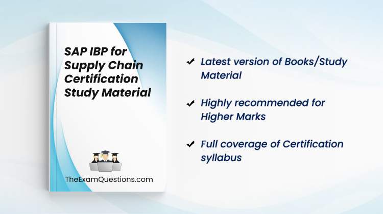 Books/Study Material - SAP IBP for Supply Chain {C_IBP_2311}