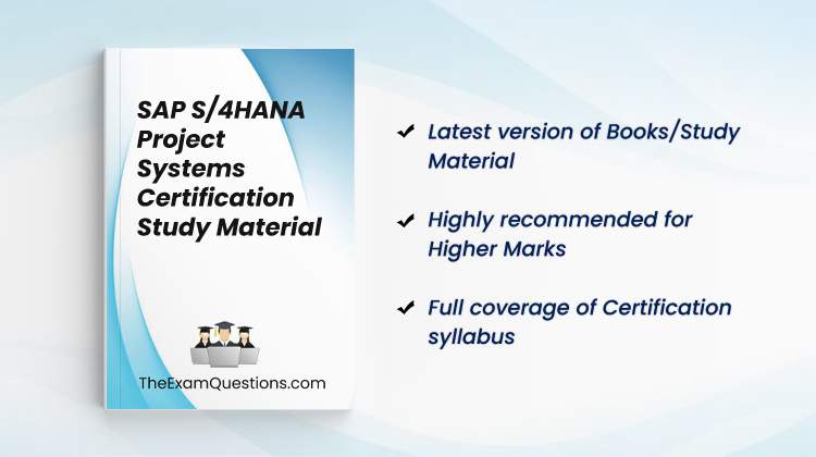 Books/Study Material - S/4HANA Project Systems {C_TS412_2021}