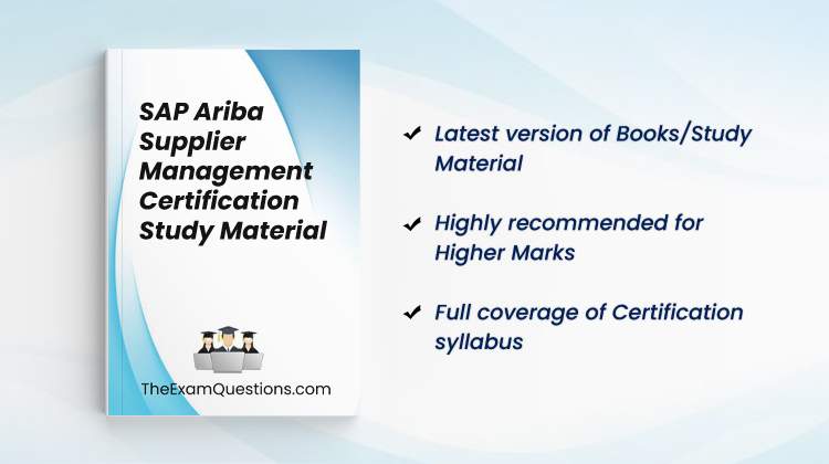 Books/Study Material - SAP Ariba Supplier Management - Implementation Consultant {C_ARSUM_2404}