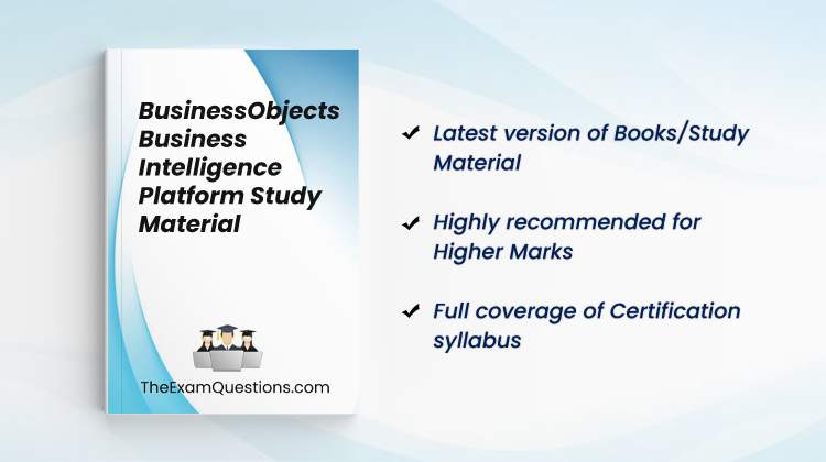 Books/Study Material - SAP BusinessObjects Business Intelligence Platform { C_BOBIP_43} 