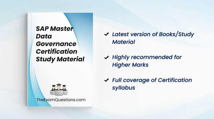 Books/Study Material - Master Data Governance {C_MDG_1909}