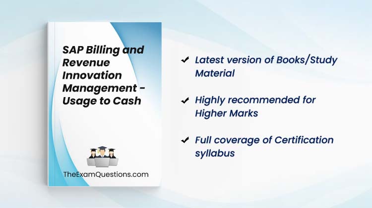 Books/Study Material - SAP Billing and Revenue Innovation Management - Usage to Cash {C_BRU2C_2020}