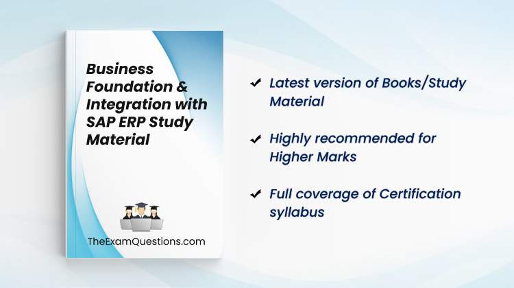 Books/Study Material - Business Foundation & Integration with ERP 6.07 { C_TERP10_67 }