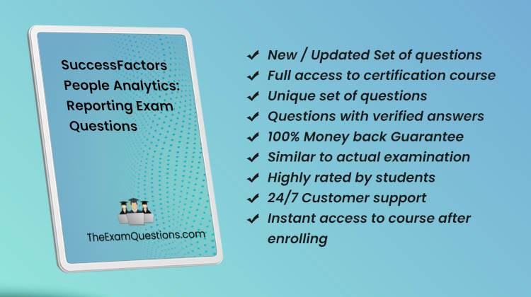 SuccessFactors People Analytics: Reporting Implementation Consultant {C_THR92_2405} Pdf Questions