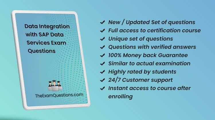 Data Integration with SAP Data Services {C_DS_43} Pdf Questions