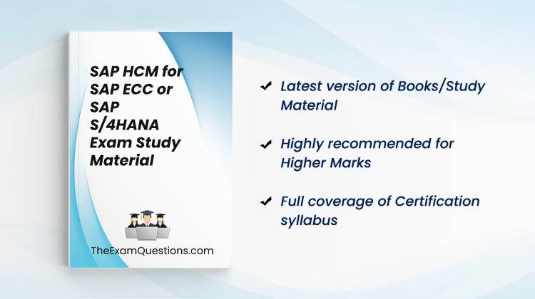 Books/Study Material - SAP HCM for SAP ECC or SAP S/4HANA {C_THR12_2311}