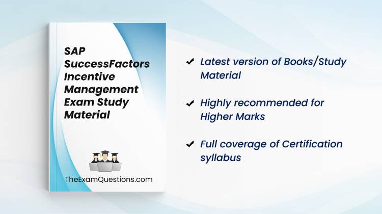 Books/Study Material - SuccessFactors Incentive Management {C_THR70_2404}