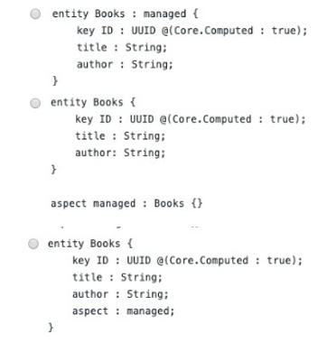 Your CAP project contains an entity called Books. 