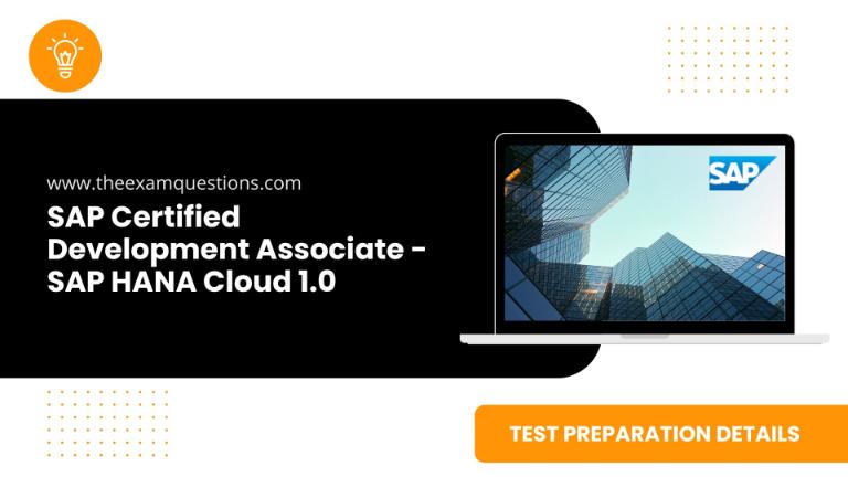SAP Certified Development Associate - SAP HANA Cloud 1.0