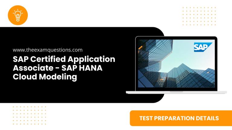 SAP Certified Application Associate - SAP HANA Cloud Modeling