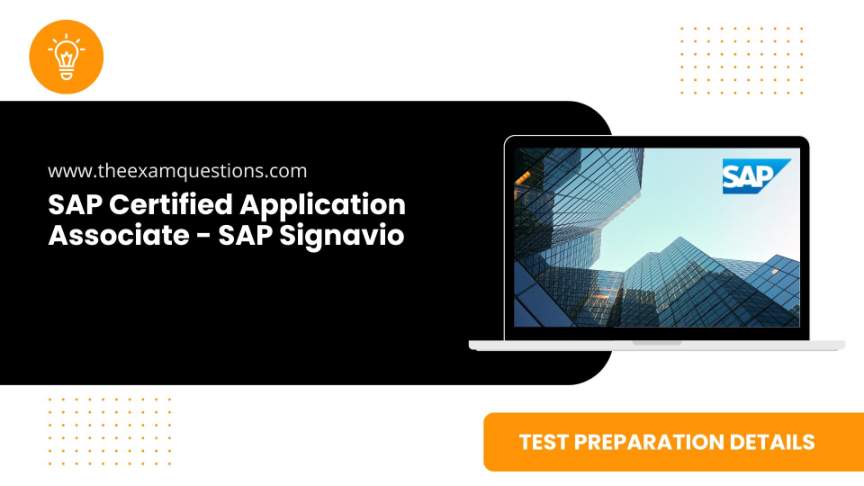 SAP Certified Application Associate - SAP Signavio