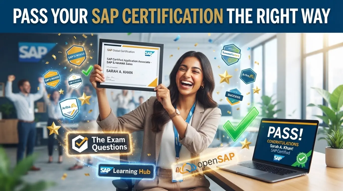 PASS YOUR SAP CERTIFICATION THE RIGHT WAY