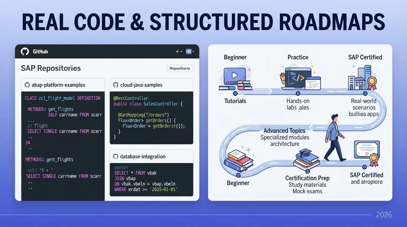 REAL CODE & STRUCTURED ROADMAPS