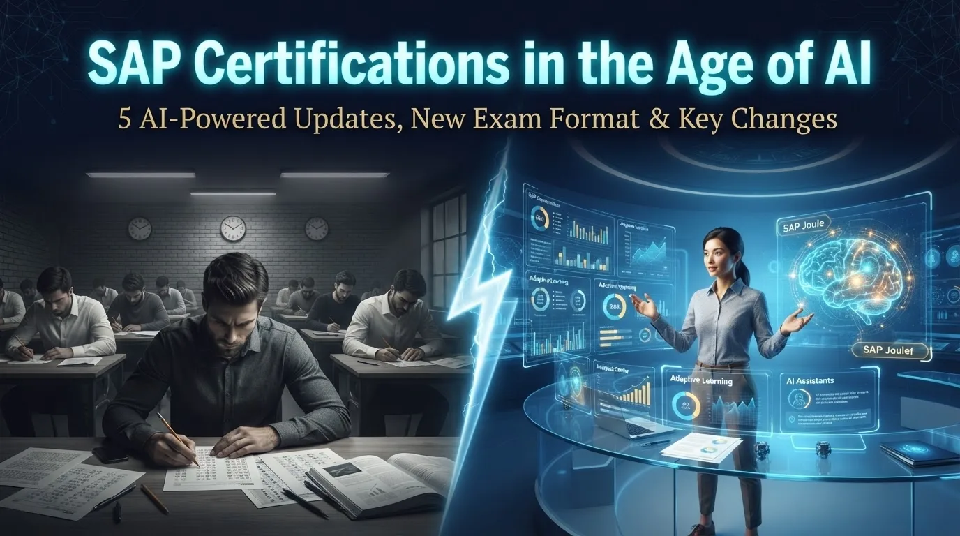 SAP Certifications in the Age of AI: 5 AI-Powered Updates, New Exam Format & Key Changes