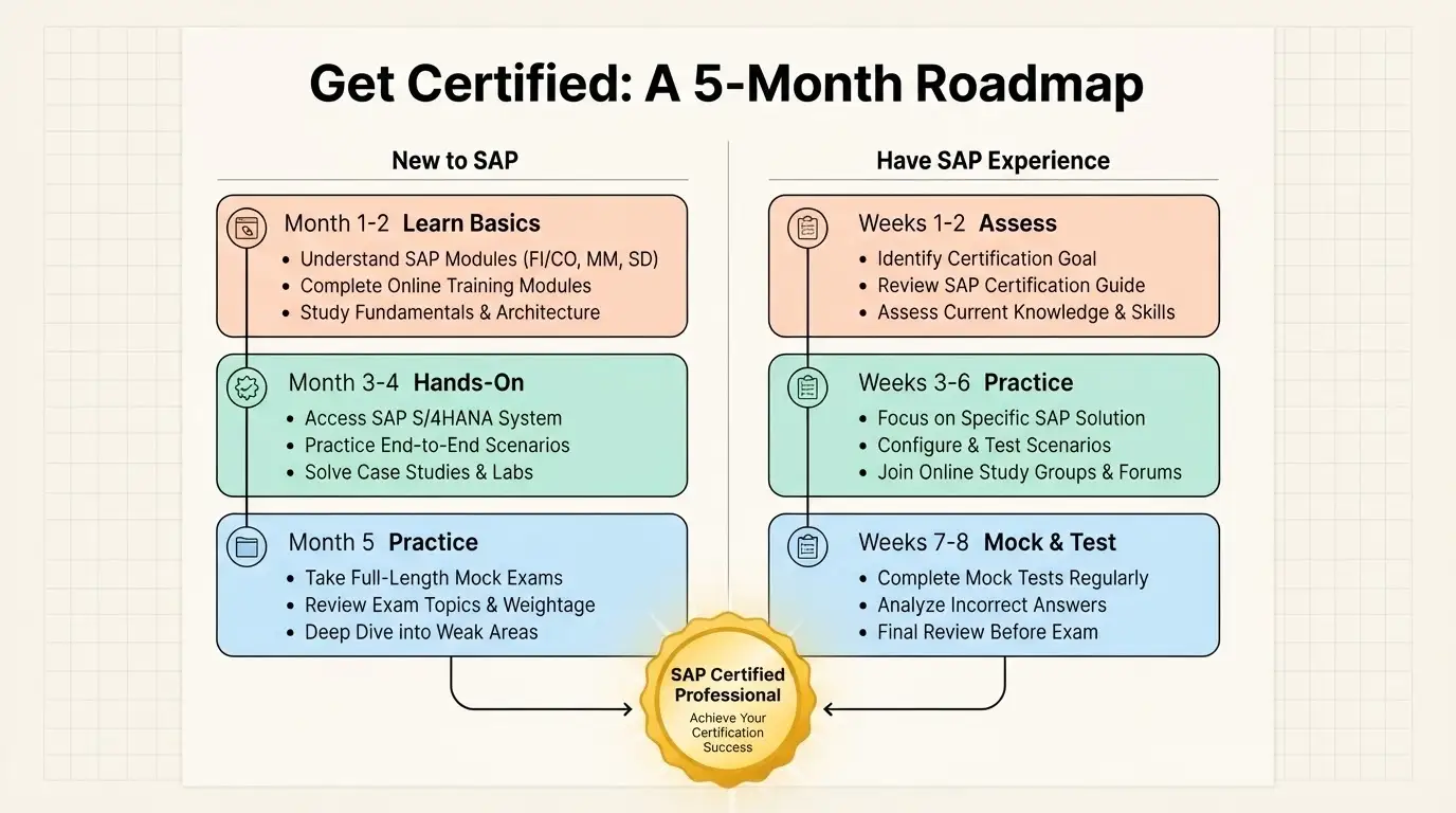 5 month SAP study plan