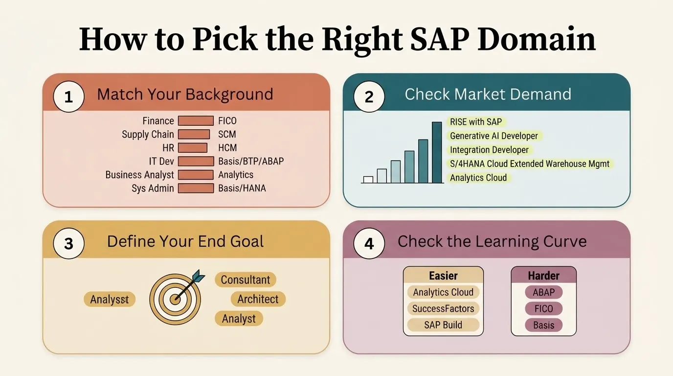 Know how to pick right SAP domain