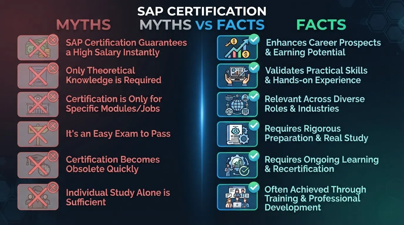Know SAP Certification Myths vs Facts