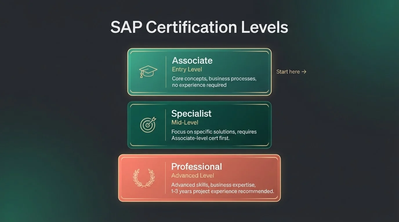 SAP Certification Levels