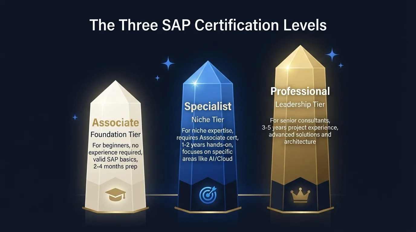 Three SAP Certification Levels