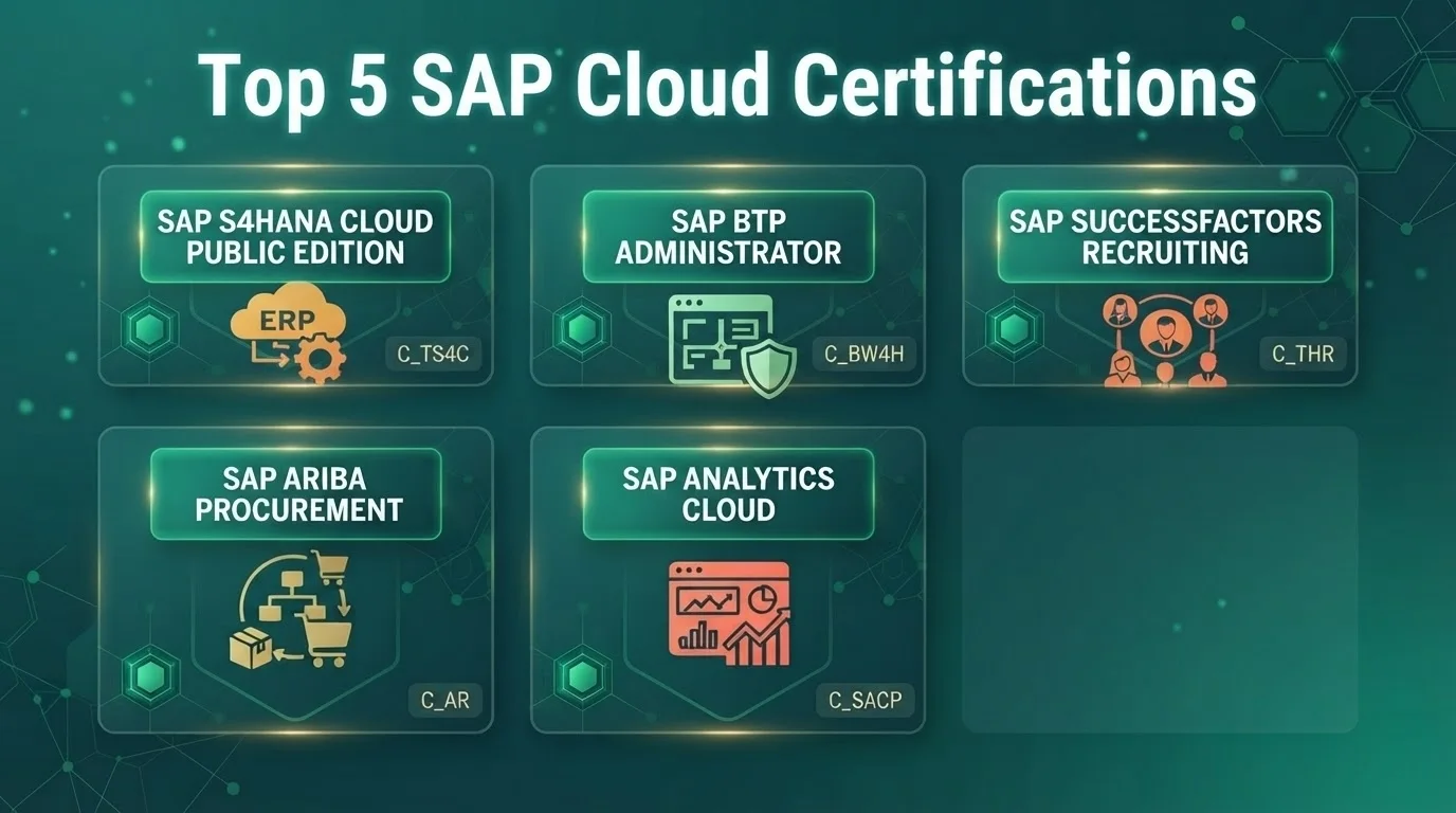 Top 5 SAP Cloud Certifications