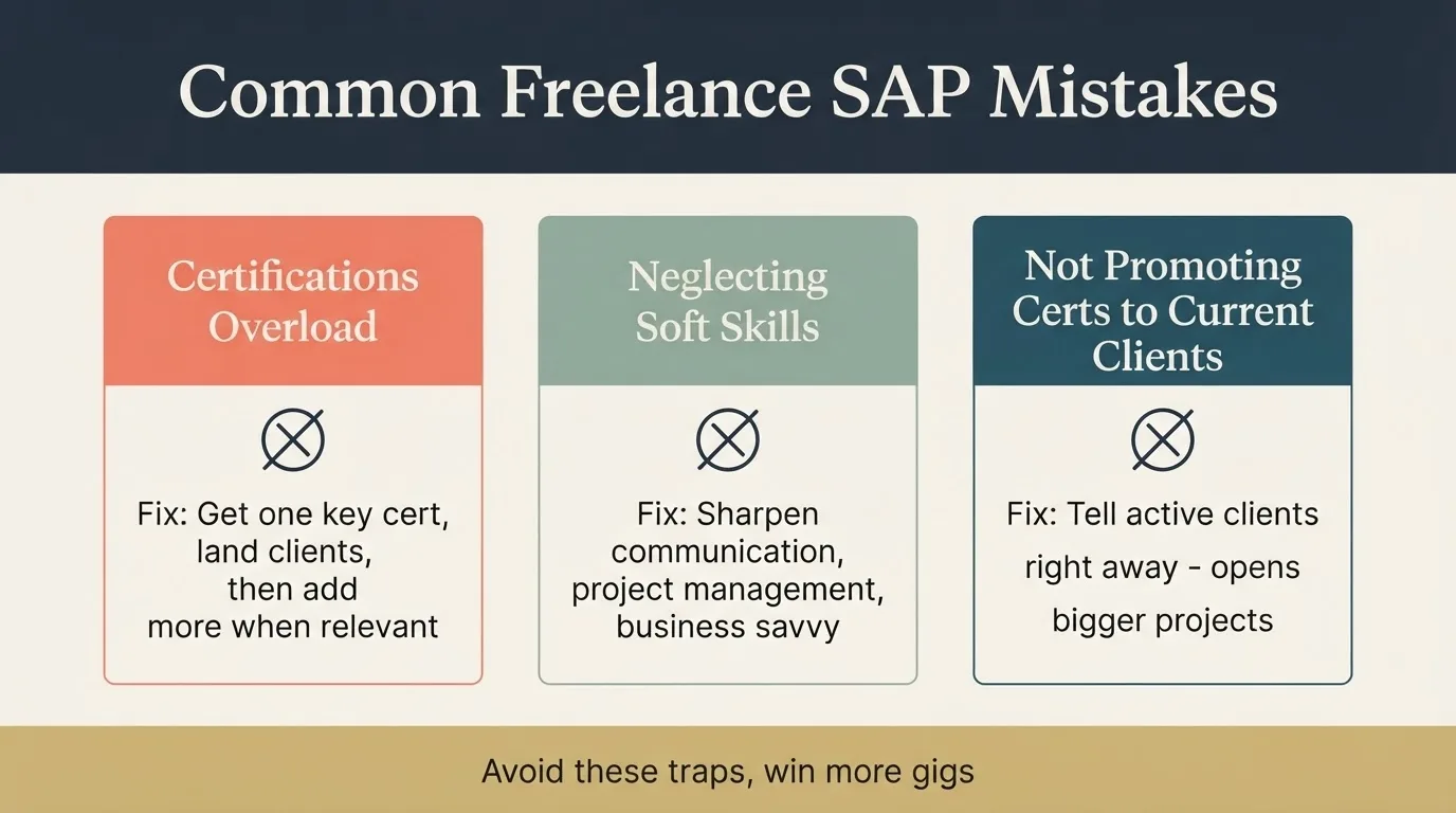 Common Freelance SAP Mistakes