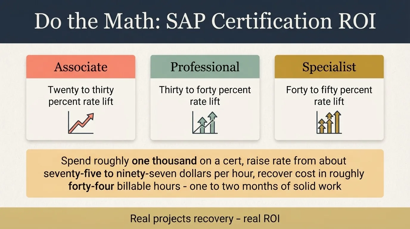 SAP Certification ROI Math