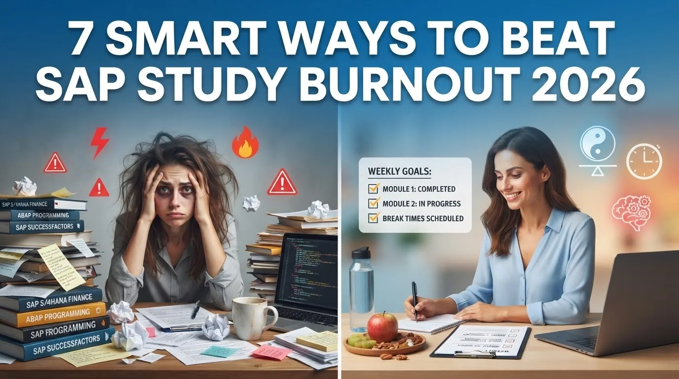 7 SMART WAYS TO BEAT SAP STUDY BURNOUT 2026
