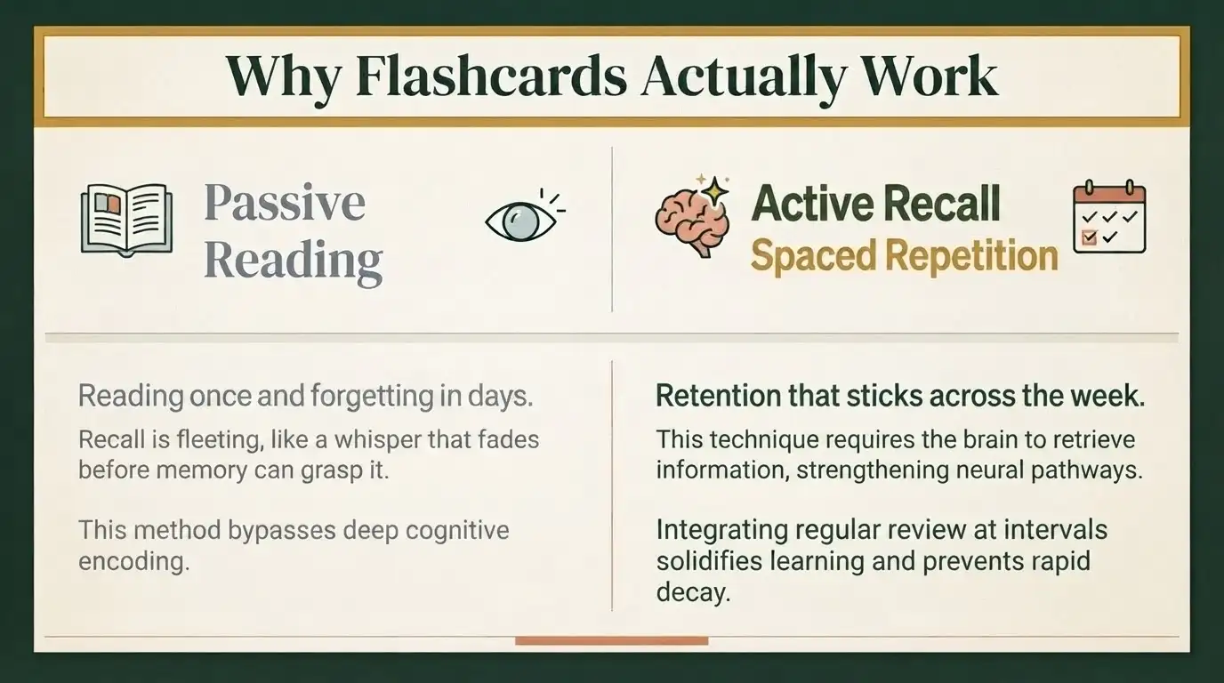 Why Flashcards Actually Work