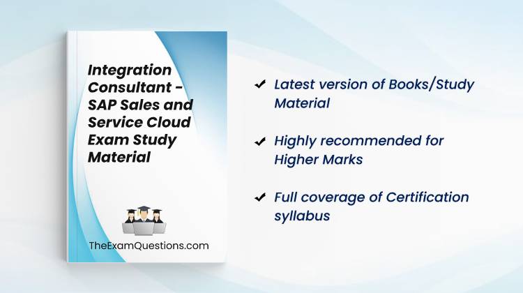 Books/Study Material - SAP Sales and Service Cloud - Integration Consultant {C_C4H45_2408}