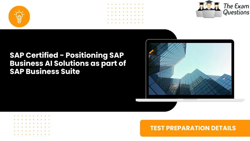 Positioning SAP Business AI Solutions as part of SAP Business Suite