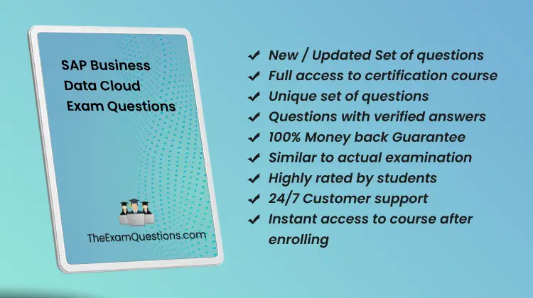 SAP Business Data Cloud {C_BCBDC_2505} Questions	