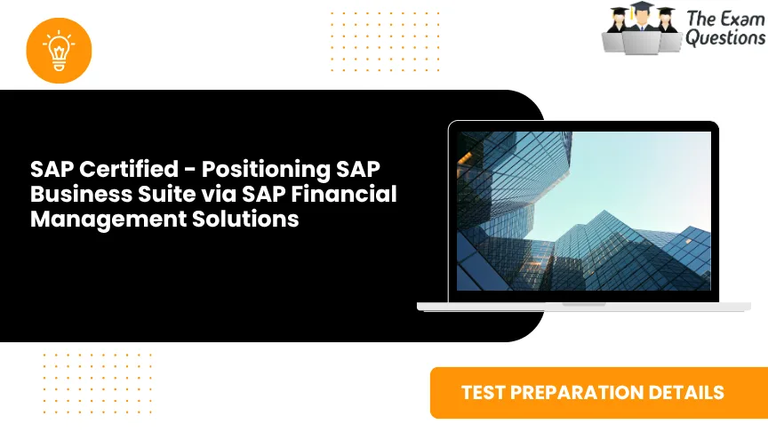 Positioning SAP Business Suite via SAP Financial Management Solutions