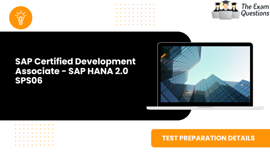 SAP Certified Development Associate - SAP HANA 2.0 SPS06