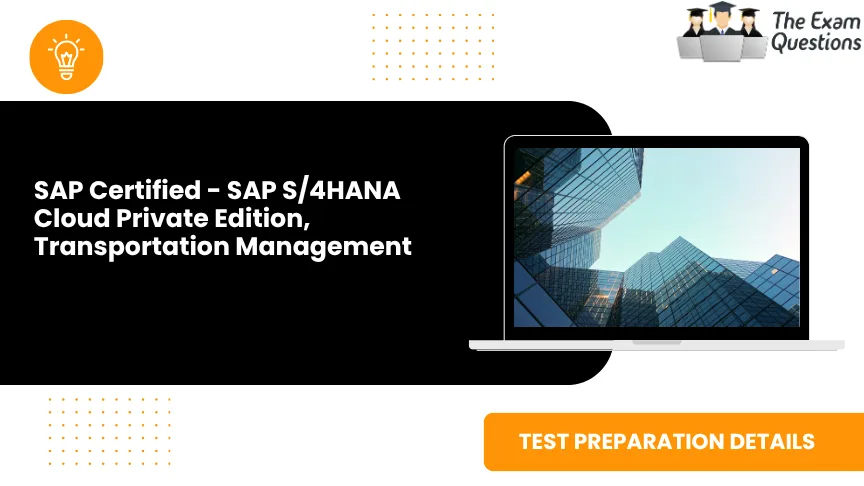SAP S/4HANA Cloud Private Edition, Transportation Management