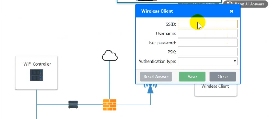 Configure the RADIUS server.