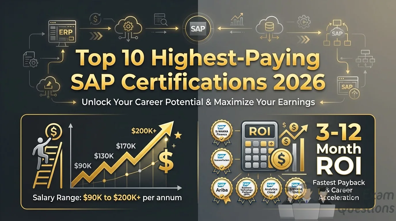 Top 10 Highest-Paying SAP Certifications in 2026: ROI Calculator + Career Roadmaps