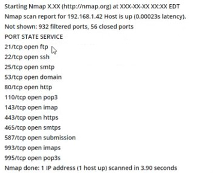 Consider the following Nmap output: 