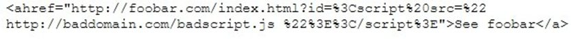 This is an attack that takes advantage of a web site vulnerability in which the site displays content that includes un-sanitized user-provided data. 